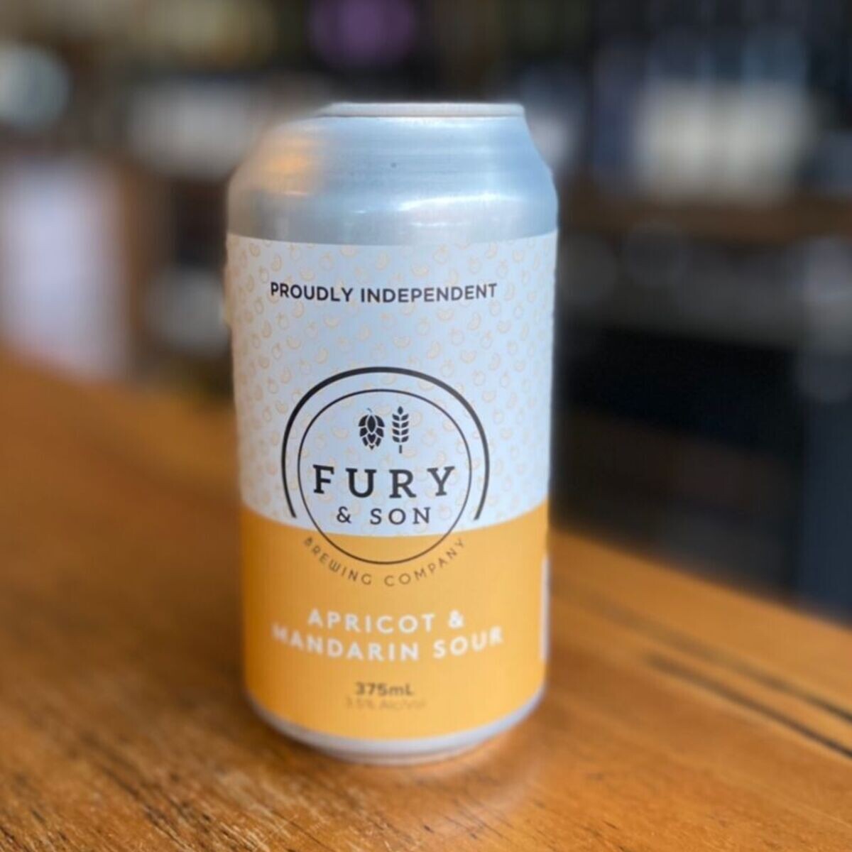 Fury & Son Apricot & Mandarin Sour 375ml 4 Pack