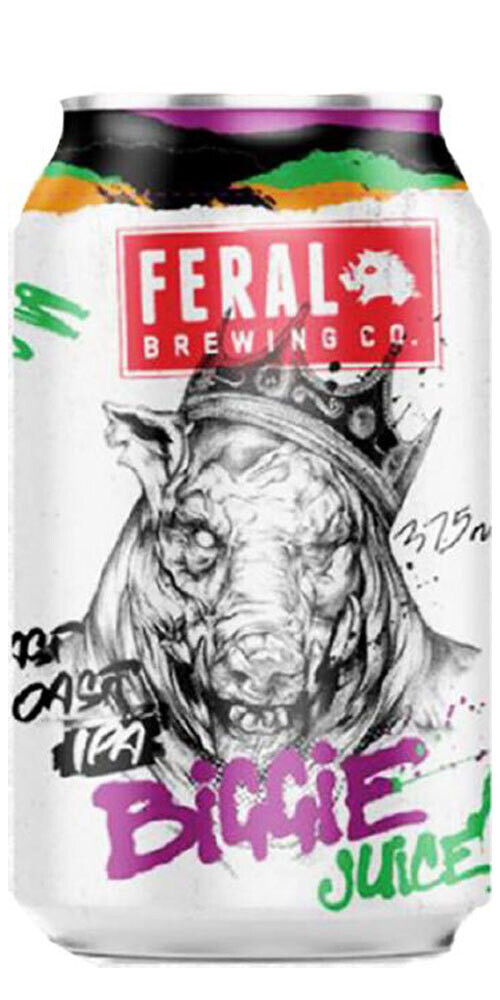 Feral Brewing Co Biggie Juice IPA 375ml 4 Pack