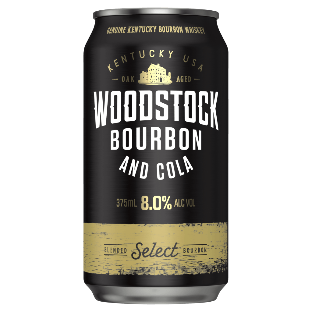 Woodstock Bourbon & Cola 375ml 4 Pack