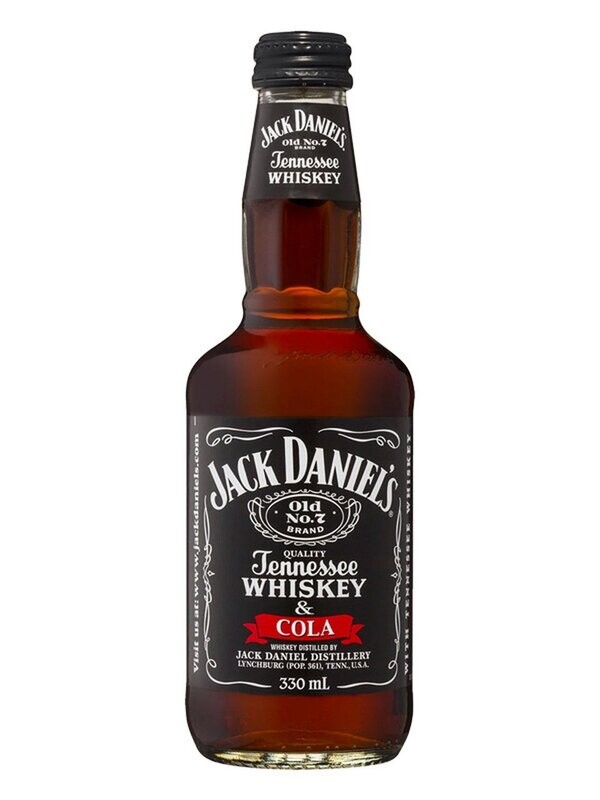 Jack Daniel's Tennessee Double Jack  & Cola 330ml (4 Pack)