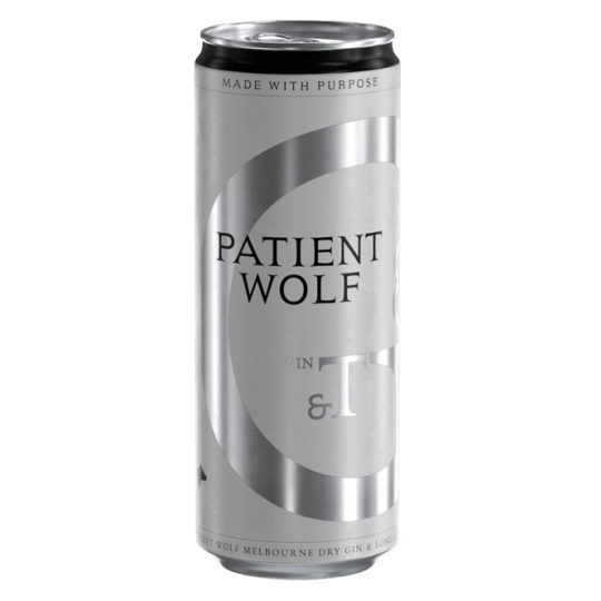 Patient Wolf Gin & Tonic 250ml (4 Pack)