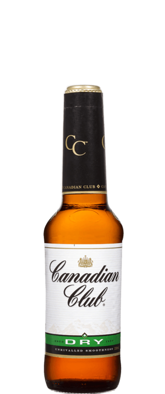 Canadian Club & Dry 330ml  (4 Pack)