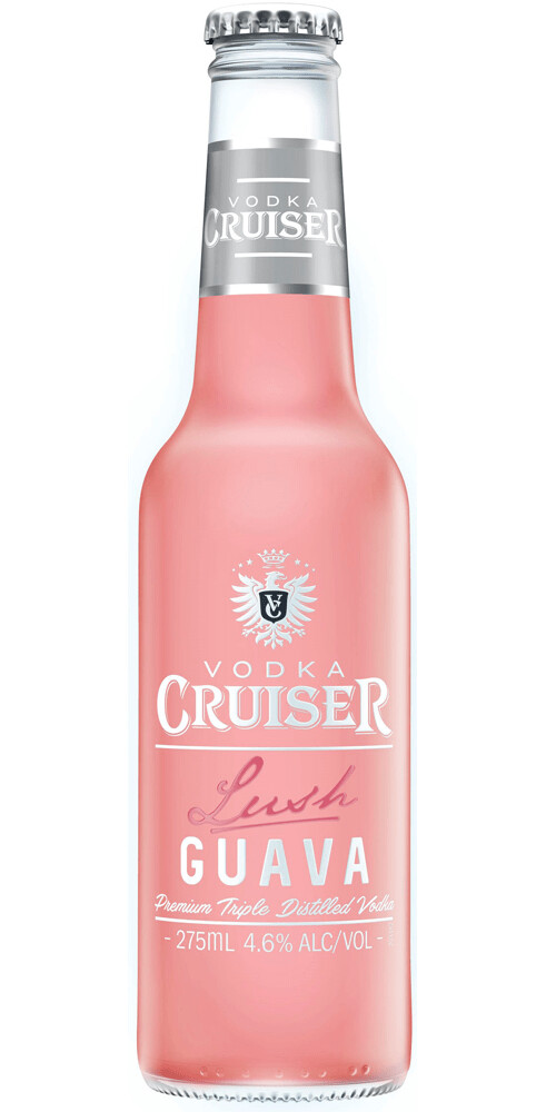 Vodka Cruiser Lush Guava 275ml (4 Pack)