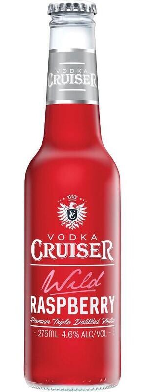 Vodka Cruiser Wild Raspberry 275ml (4 Pack)