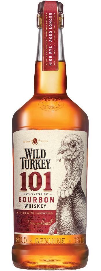 Wild Turkey 101 Proof Bourbon Whiskey 700ml