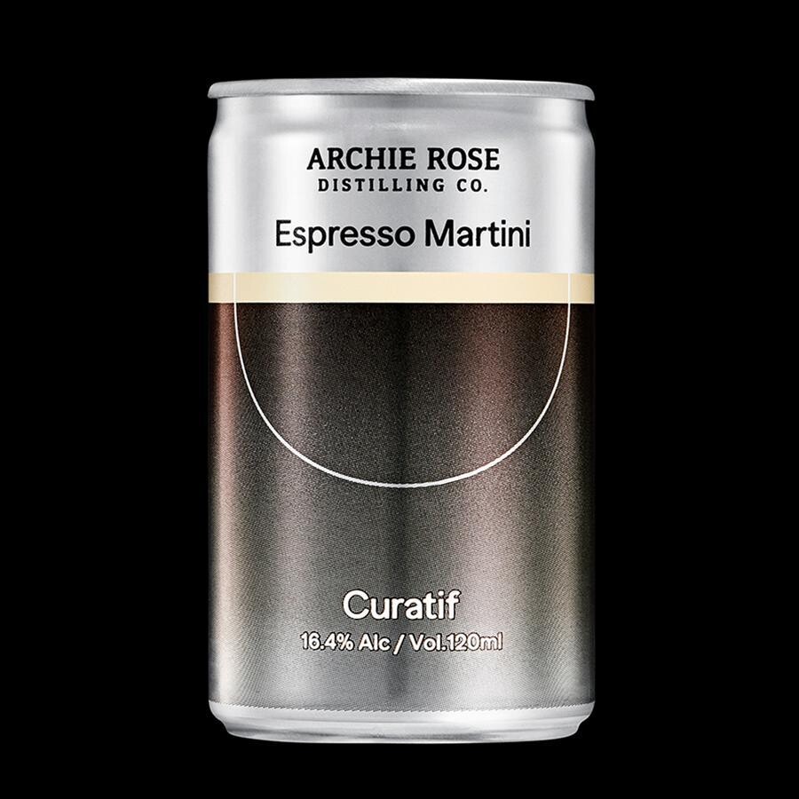 Curatif Archie Rose Espresso Martini Can 120ml (4 Pack)