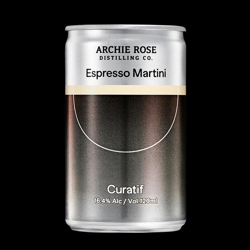 Curatif Archie Rose Espresso Martini Can 120ml (4 Pack)