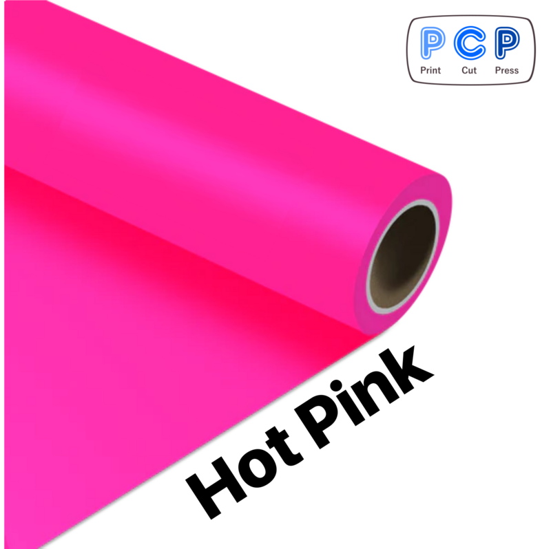 Hot Pink HTV PU Vinyl 30cm