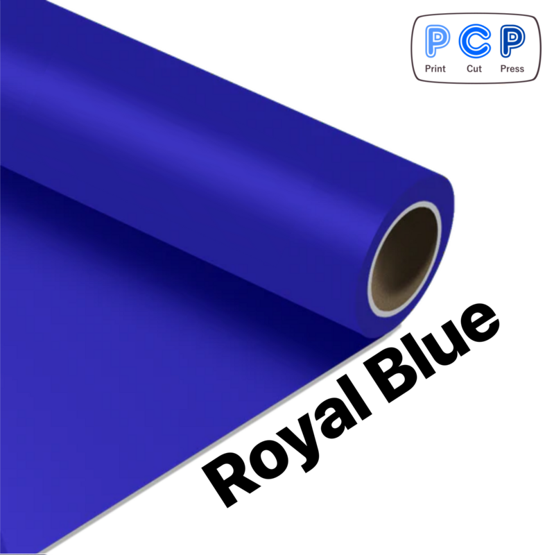 Royal Blue HTV PU Vinyl 30cm