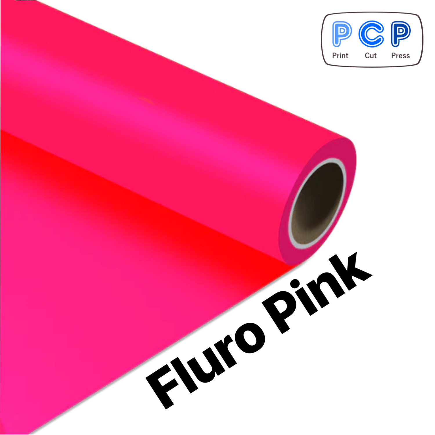 Fluro Pink HTV PU Vinyl 30cm