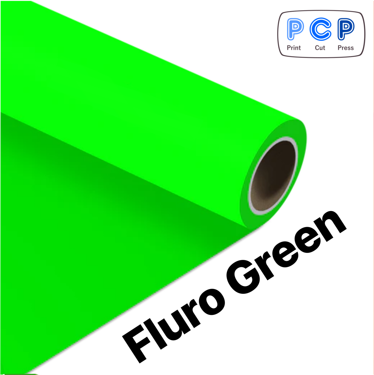 Fluro Green HTV PU Vinyl 30cm