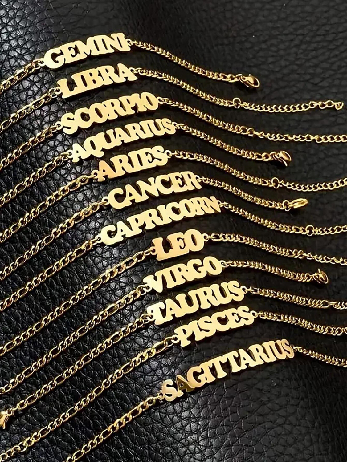 Zodiac sign Anklet