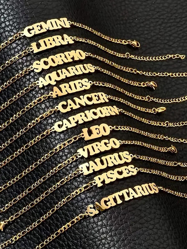 Zodiac sign Anklet