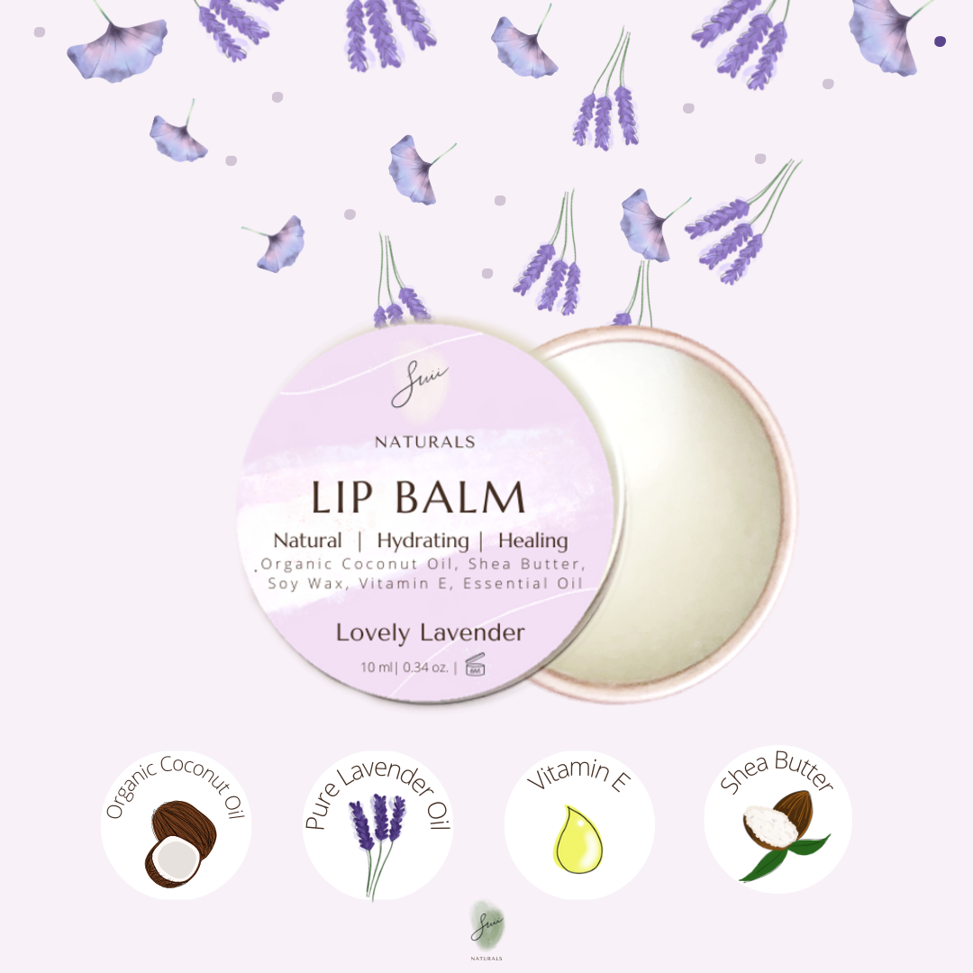 Natural Lip Balm- Lovely Lavender