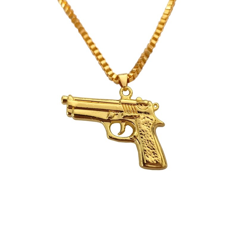 Pandantiv Auriu Pistol
