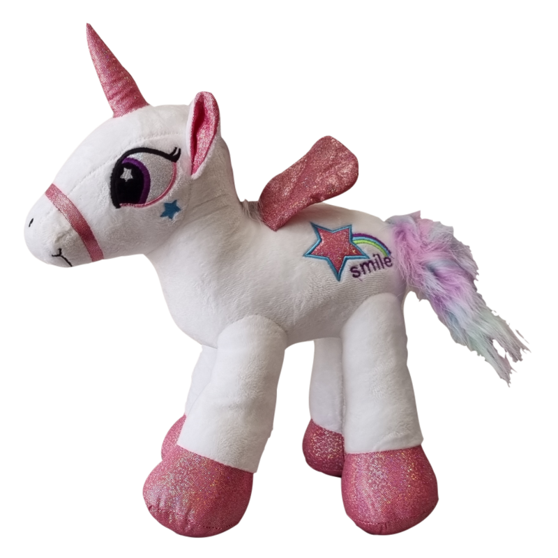 Unicorn White Plush