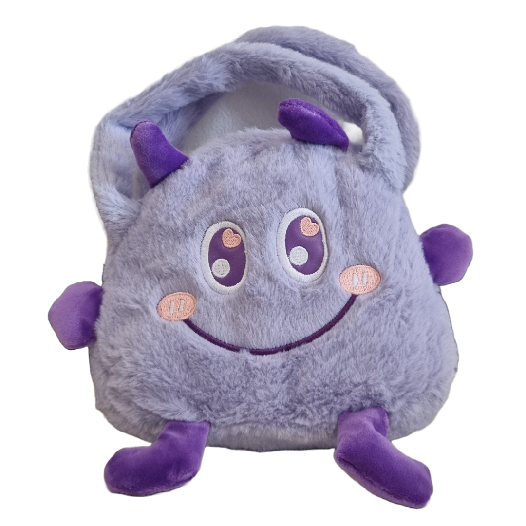 Purple Monster Plush Purse