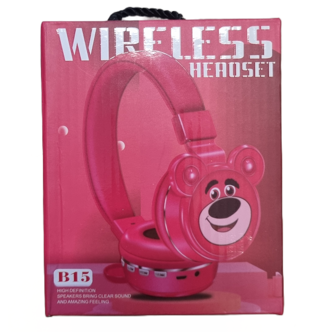 Red Bear Wireless Headphones