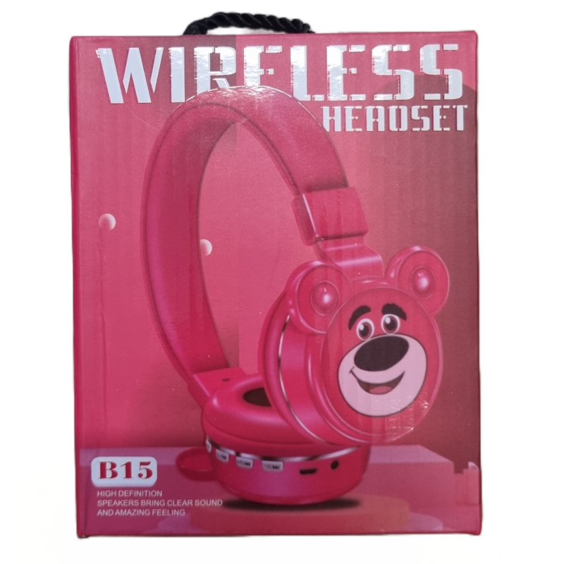 Red Bear Wireless Headphones