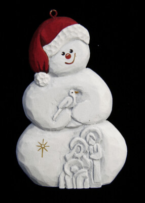 "Snowman Nativity"
