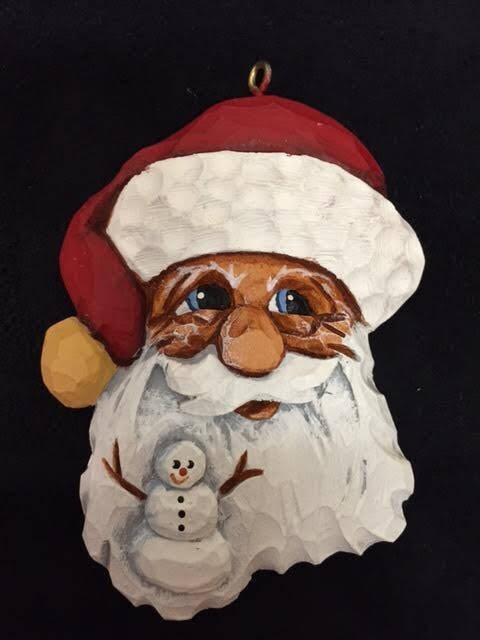 Mini Santa with Snowman