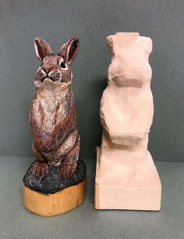 Desiree Hanjy - Standing Rabbit Rough-out