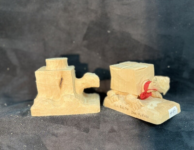 Box Turtles 4 x 2 1/2" Rough-out