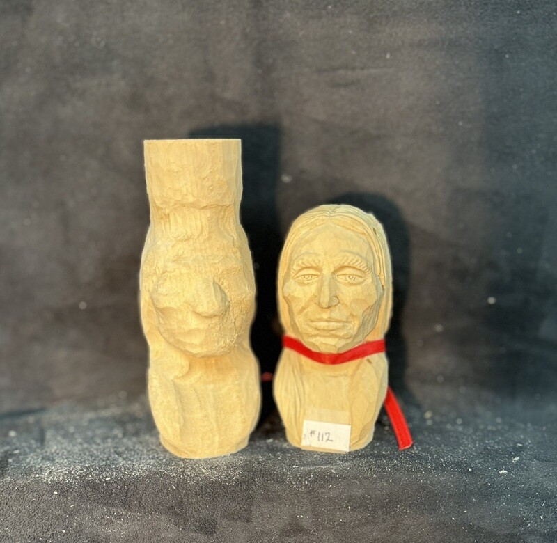 Bottle Stopper Indian 4 1/4" Rough-out