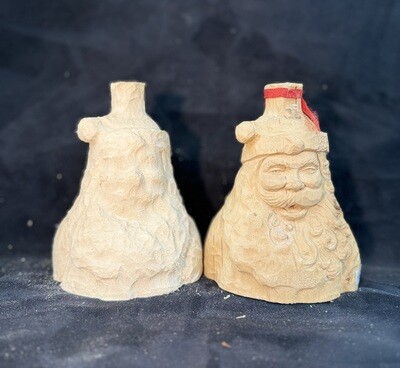 Large Santa Bust 6" Rough-out