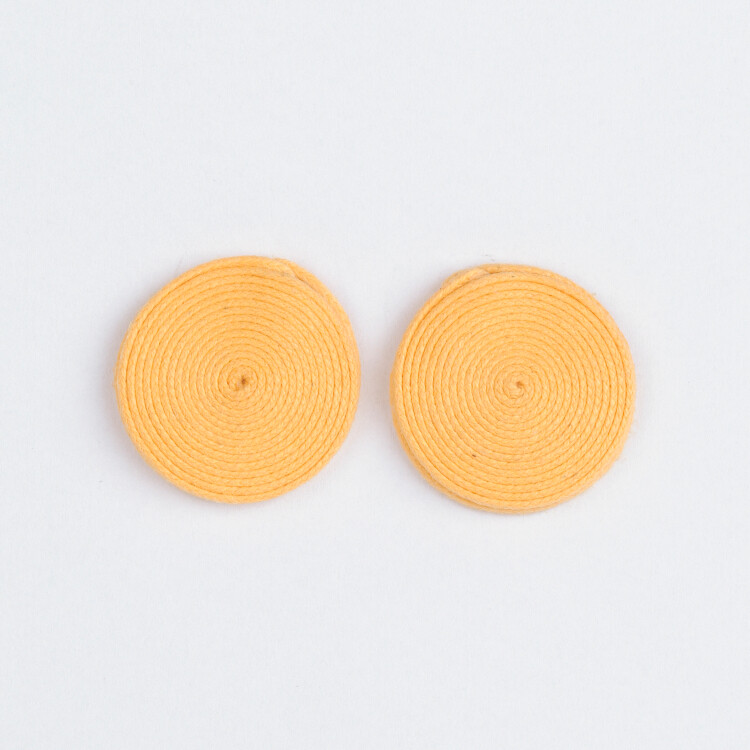 Brinco Base Espiral M Amarelo