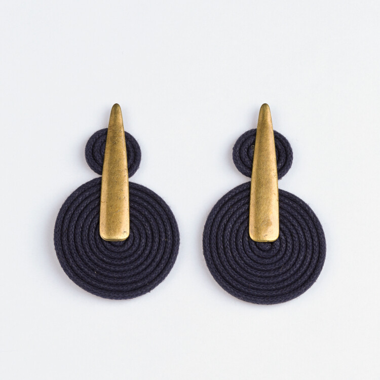 Brinco Caracol Marinho