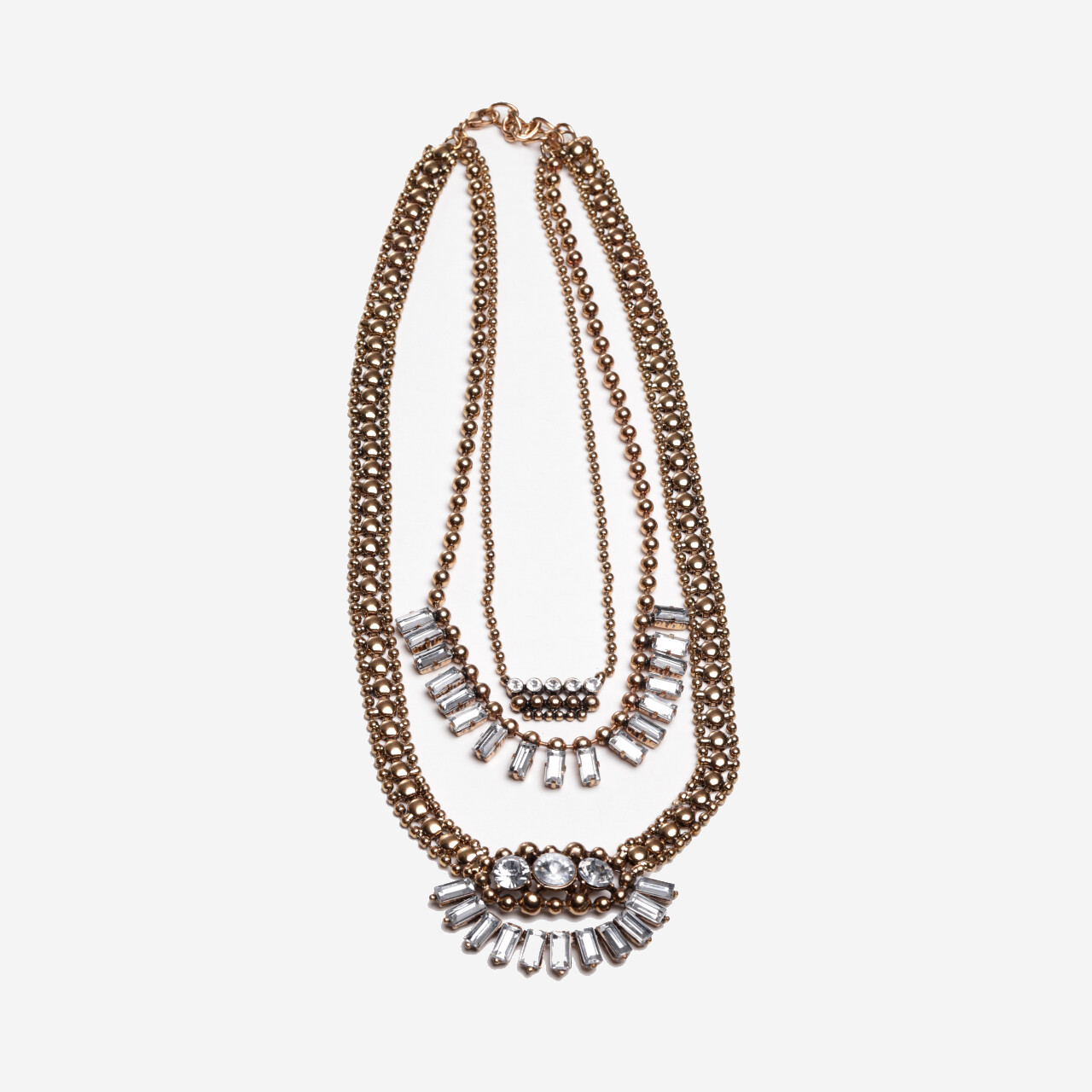 Colar Correntes Vidro