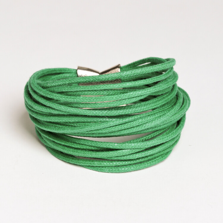 Pulseira Fios Verde Bandeira