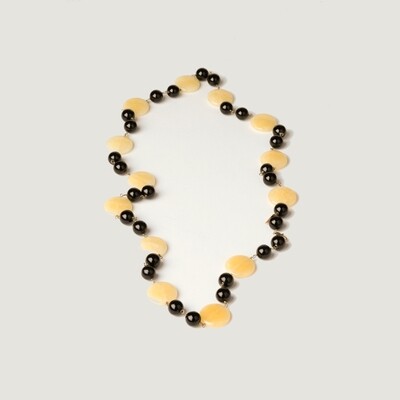 DMC - Colar Ônix e Jade Mel