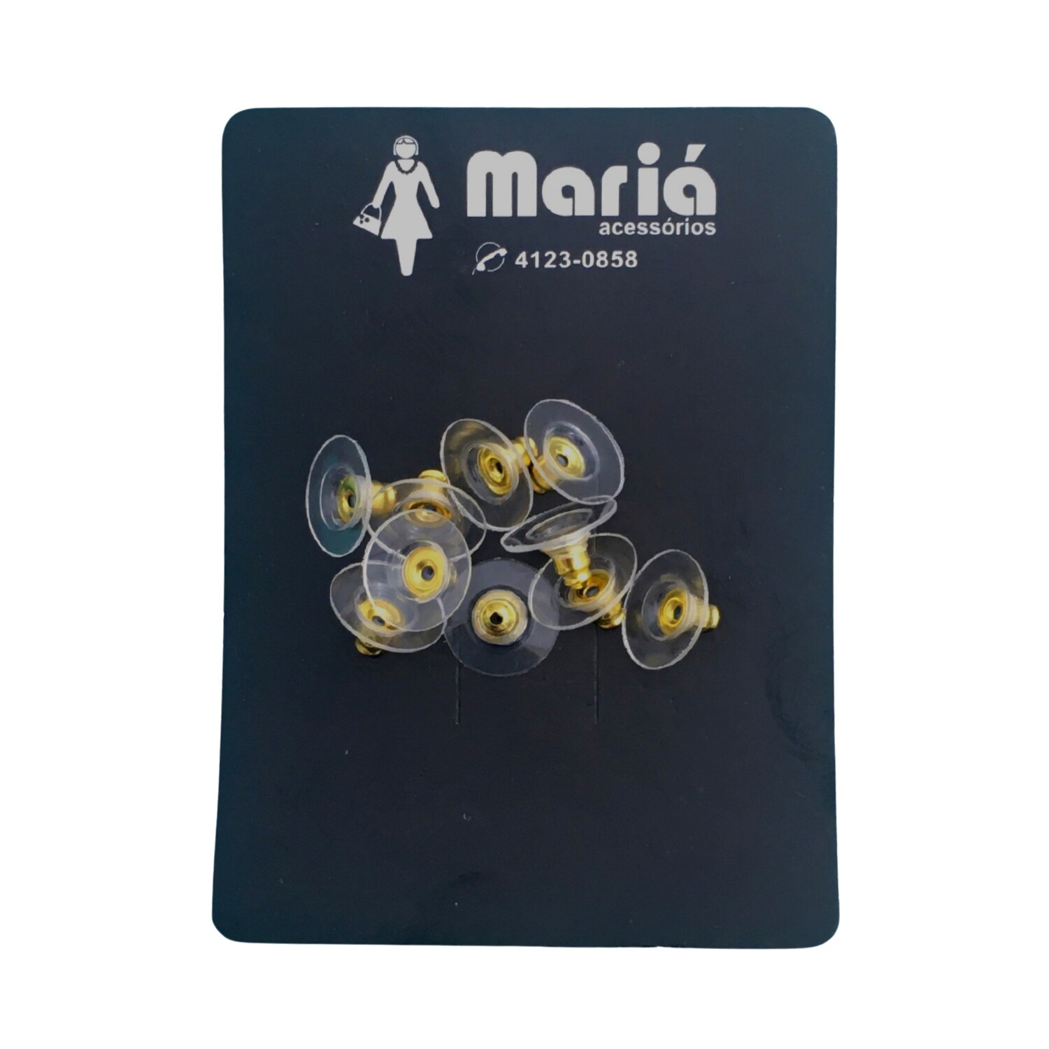 Tarraxa para Brincos Dourada