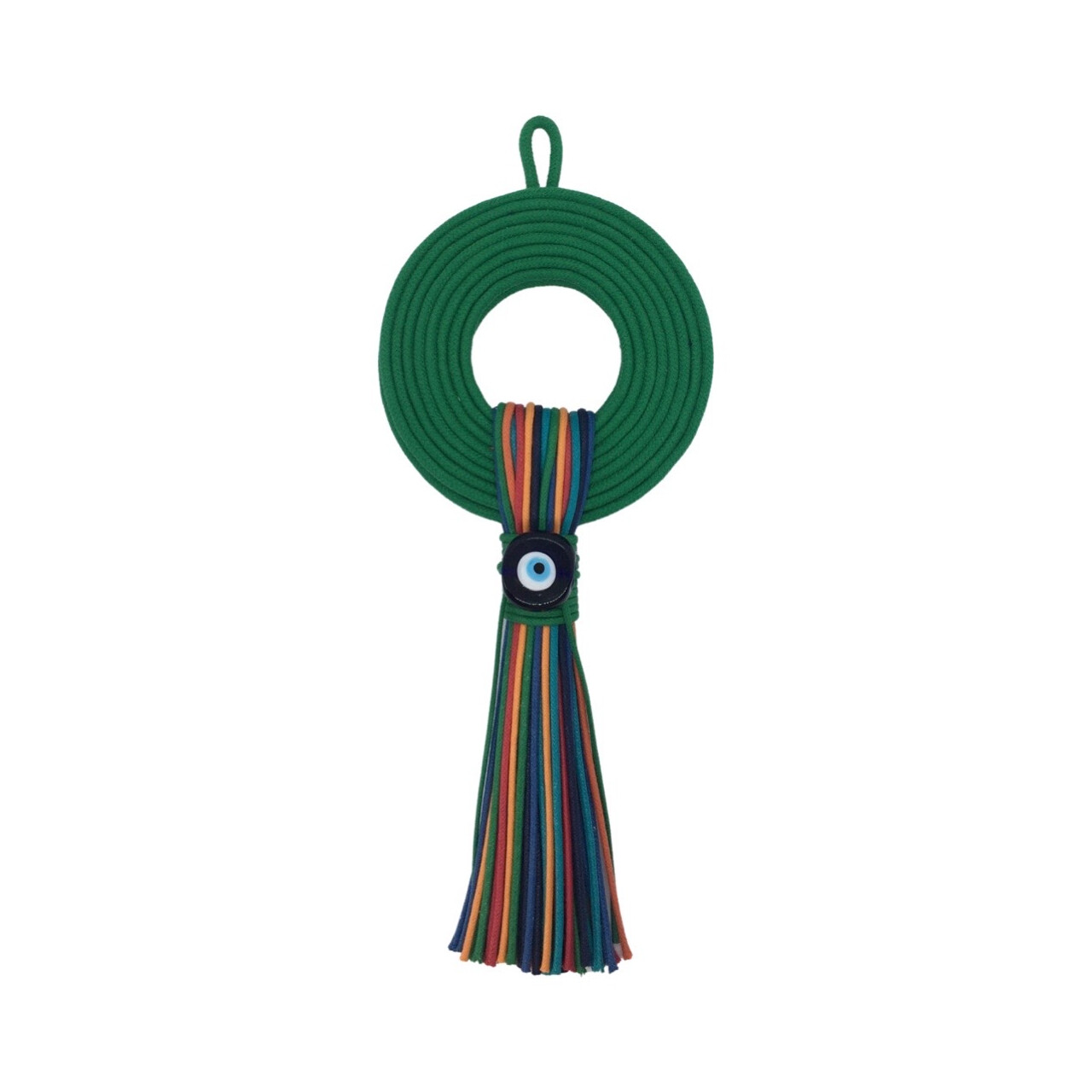 Talismã Olho Grego Verde Bandeira