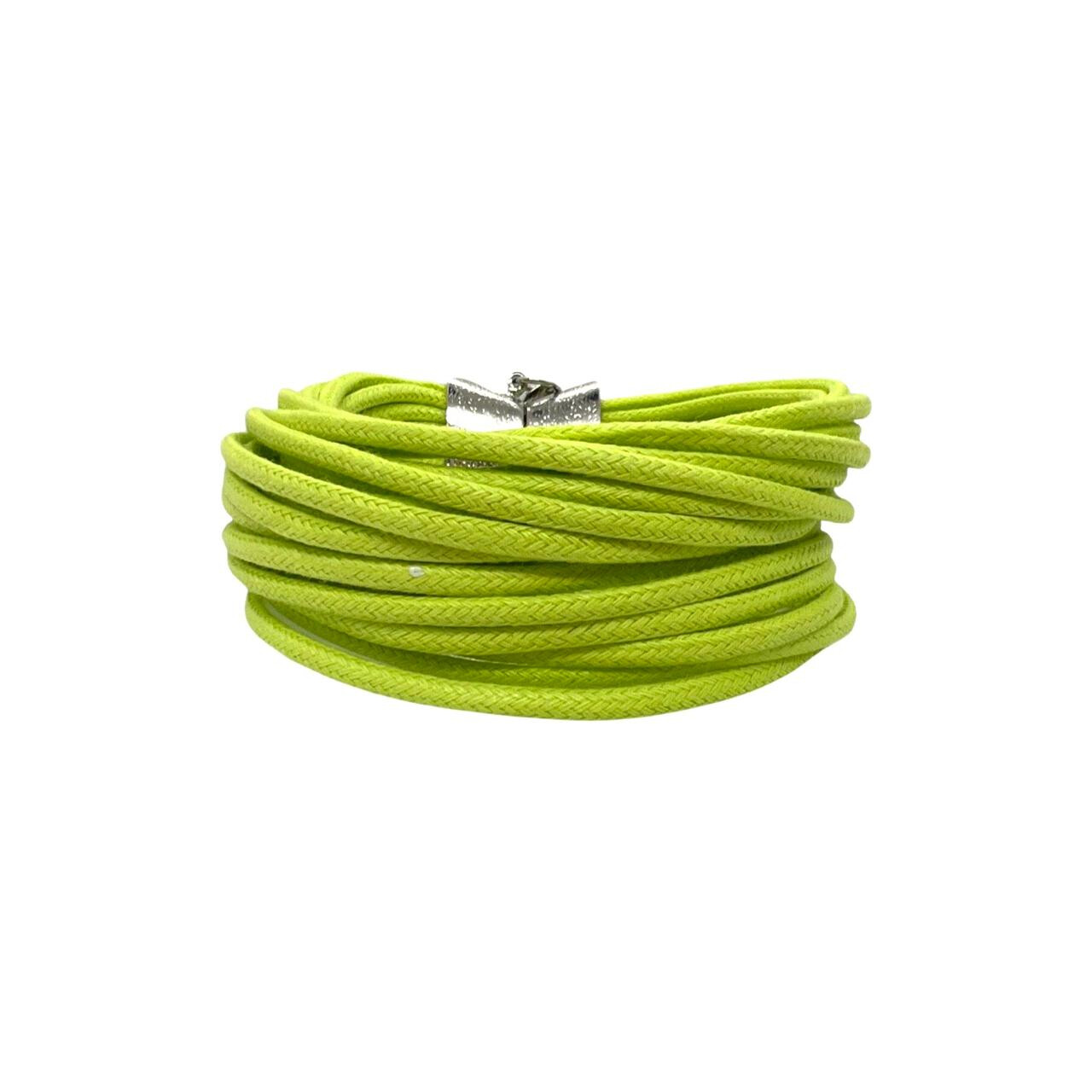 Pulseira Fios Amarelo Neon