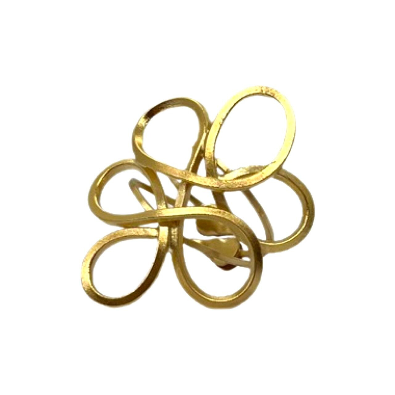 Anel Gianni Clean Dourado