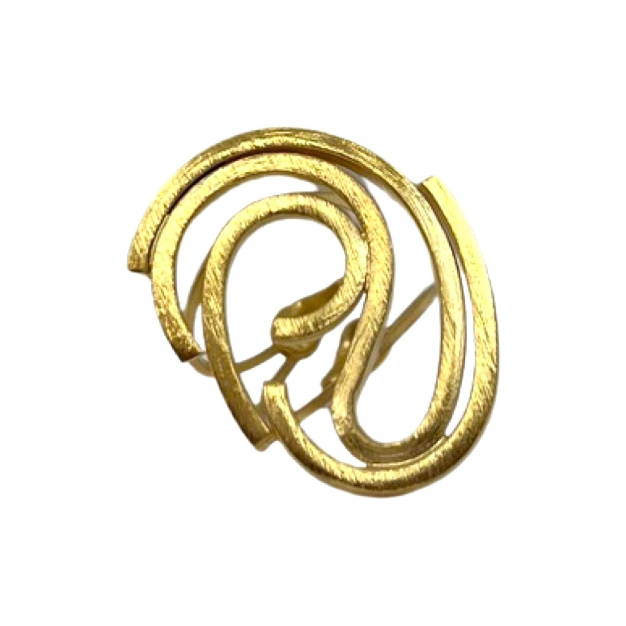 Anel Argos Clean Dourado