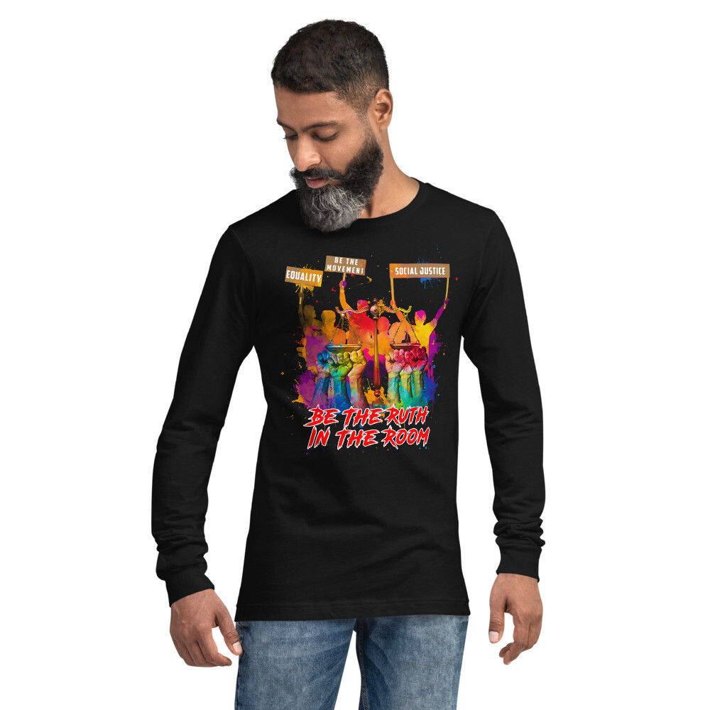 Watercolor Social Justice - Long Sleeve