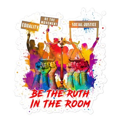 Watercolor Social Justice - Stickers