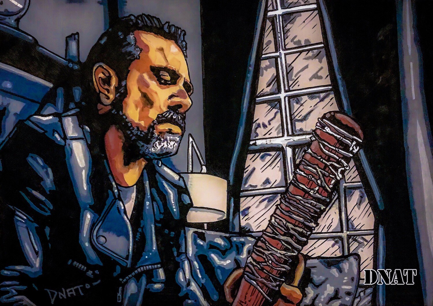 Negan and Lucille Print - 24x36