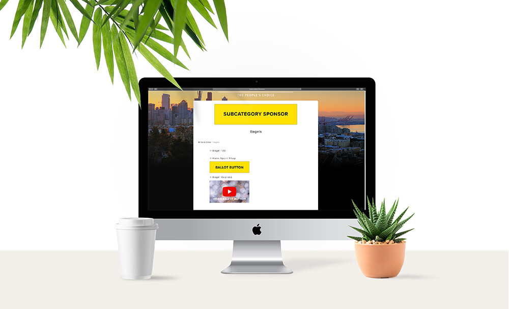 Voting Ballot Button