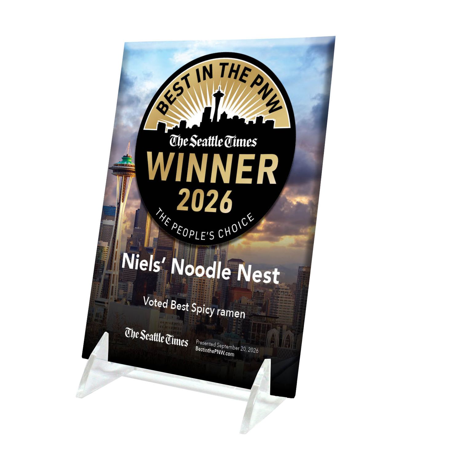 Crystal Keepsake Plaque