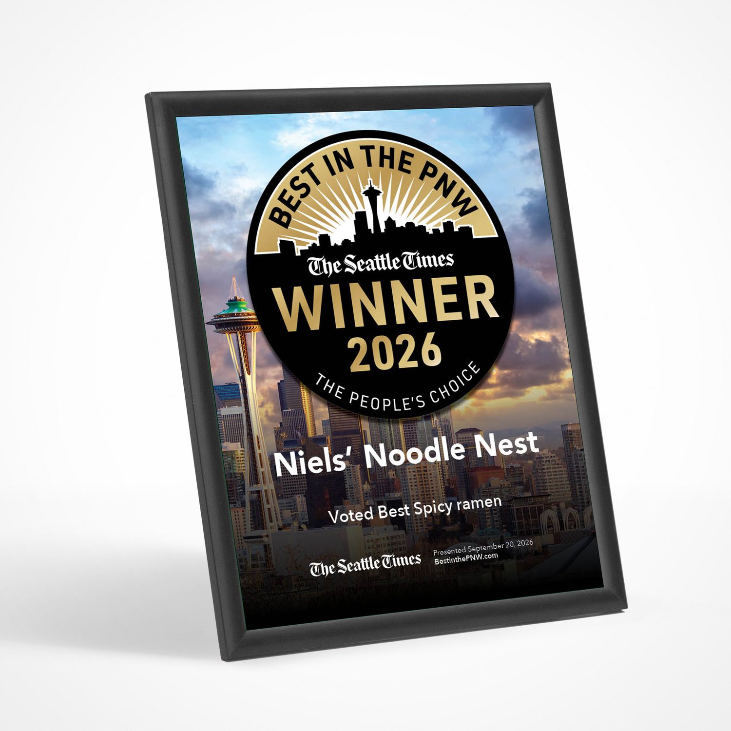 Winner's Modern Plaque