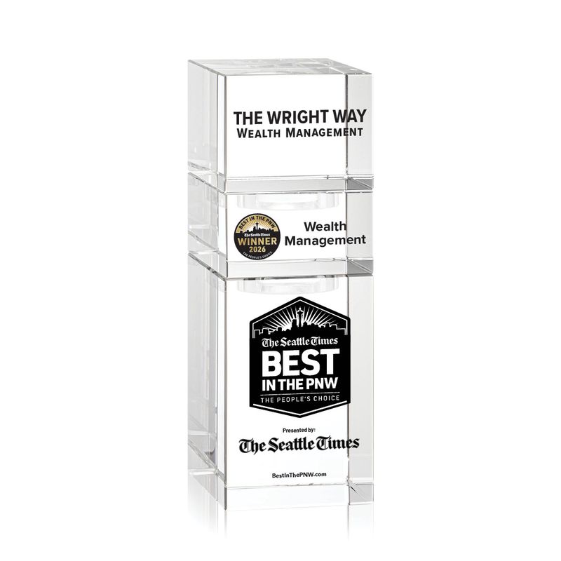 Crystal Winner's Award - Stackable Tower