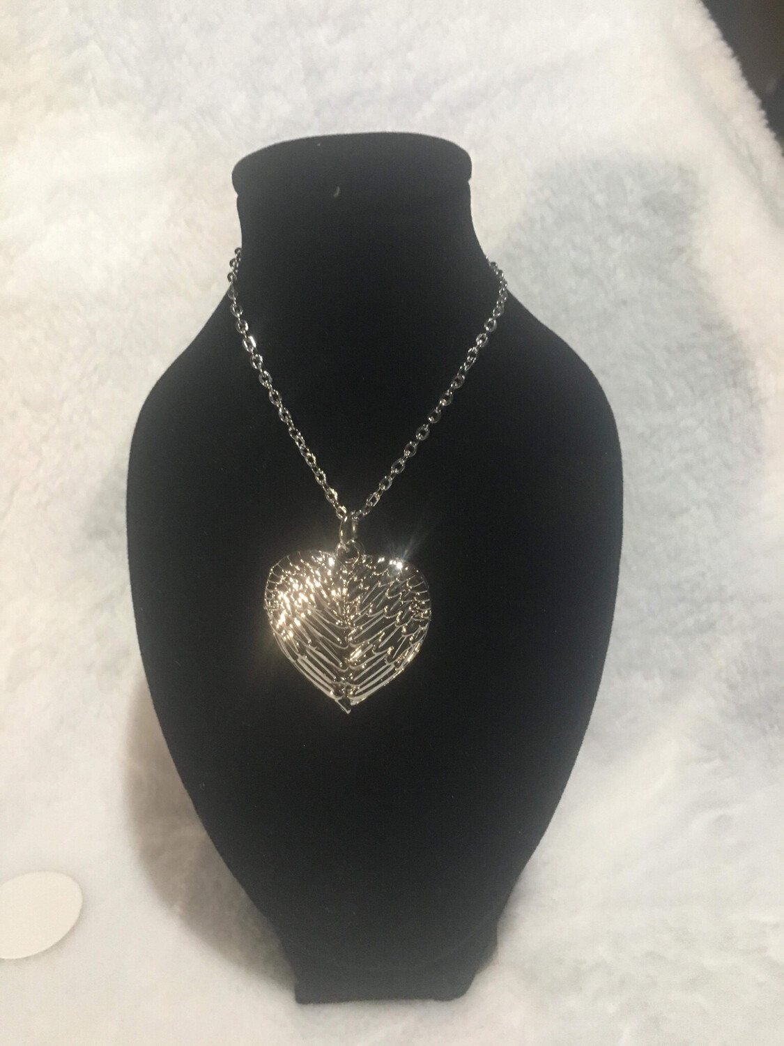 Open Heart Wings Necklace