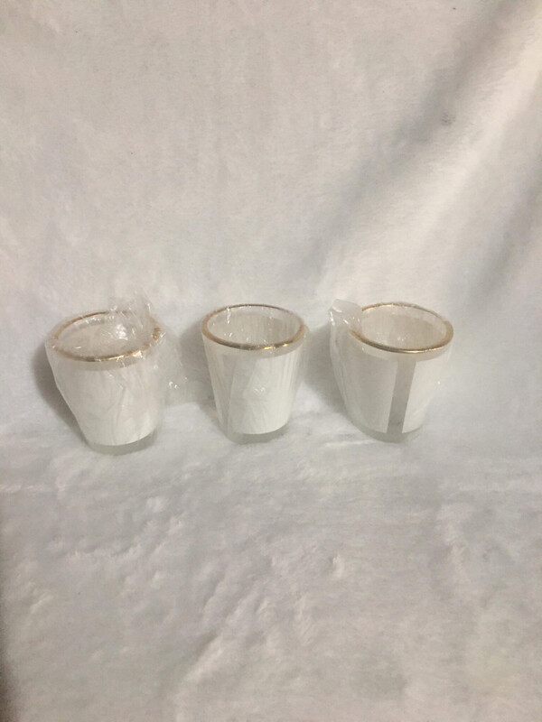 Shot Glass W/ Gold Rim