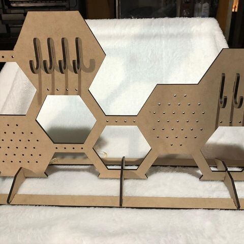 EARRING HOLDER  WOODEN