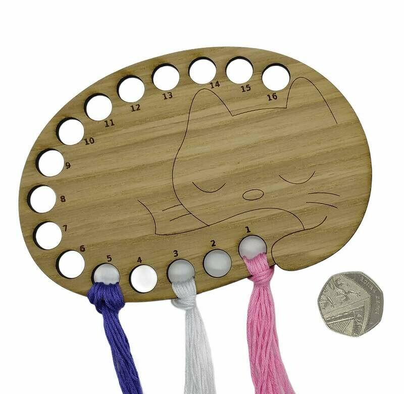 Cross stitch thread holder organiser